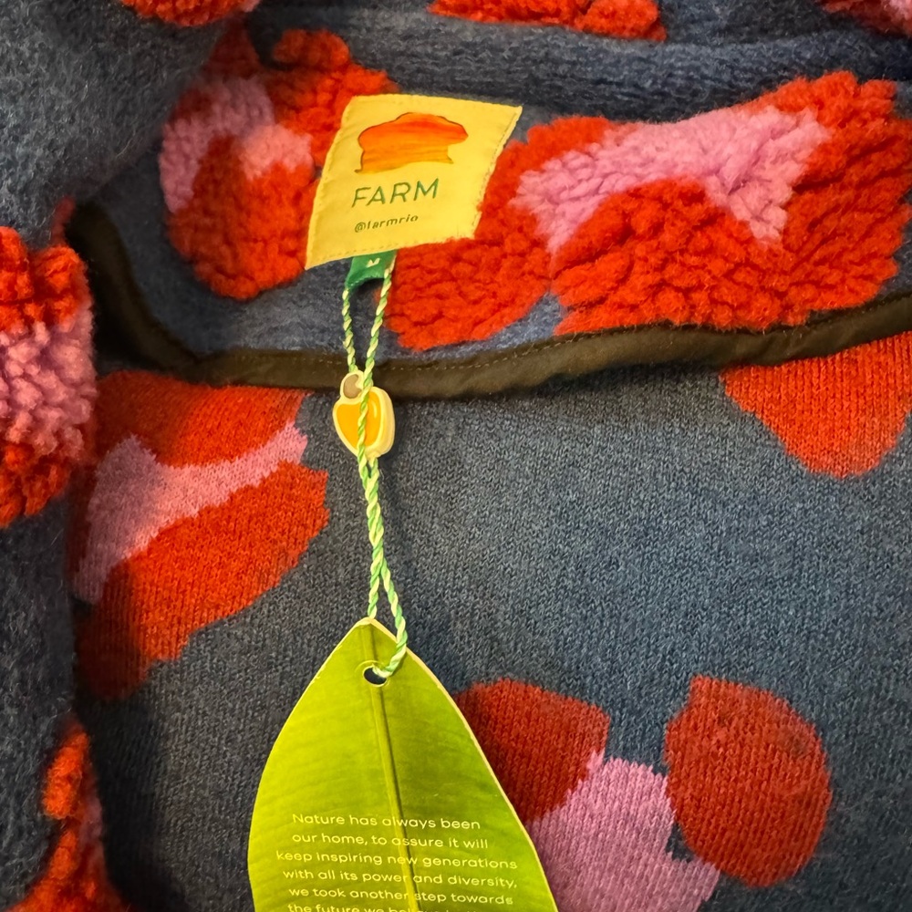 FARM Rio Multicolor Teddy Jacket - Picture 6 of 7